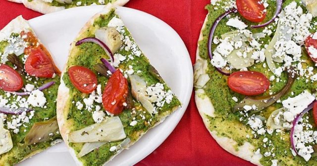 Healthy Mediterranean Flatbreads to Satisfy Your Pizza Cravings